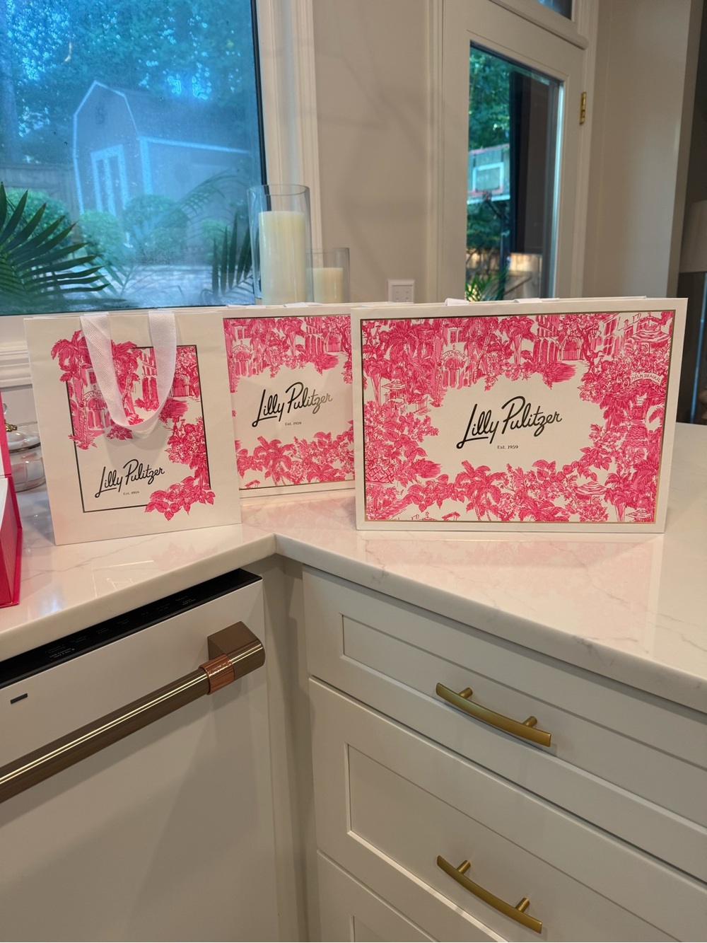 Lilly Pulitzer Gift bags a gift box set